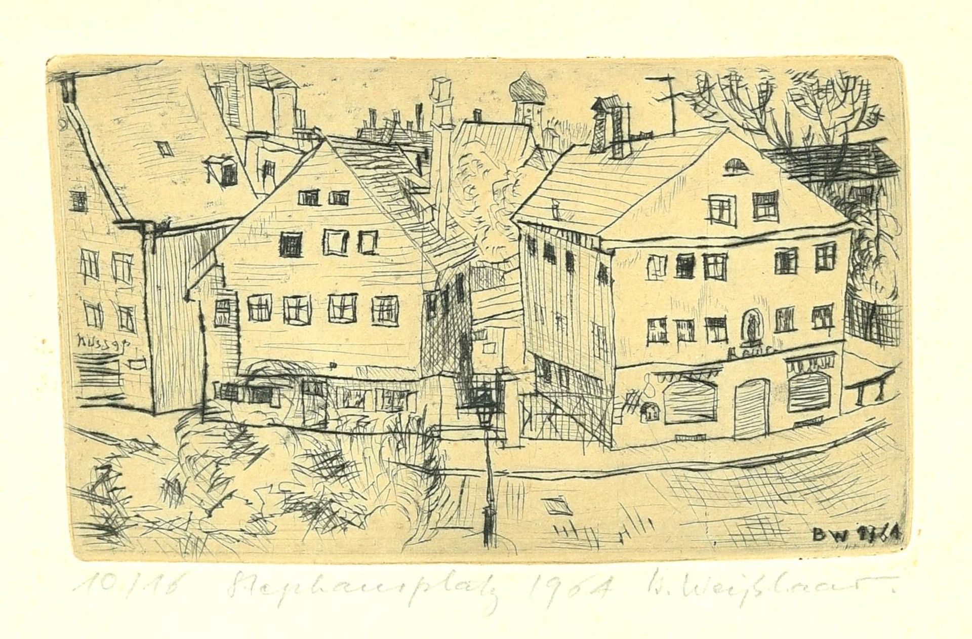 Weißhaar, Bernhard Franz, 1933 Augsburg - Bild 2 aus 3