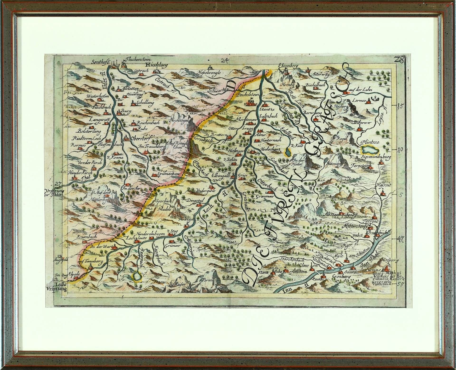 Landkarte "Lech- und Illertal"