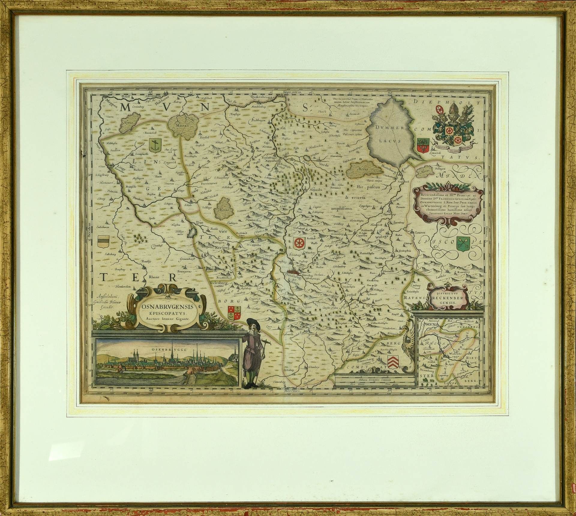 Landkarte "Osnabrugensis Episcopatus"