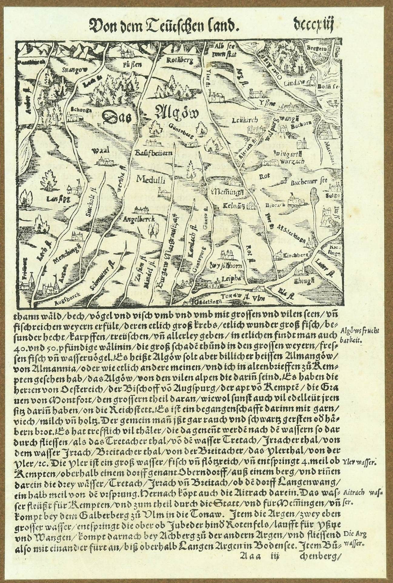 Landkarte "Allgäu" - Image 2 of 2
