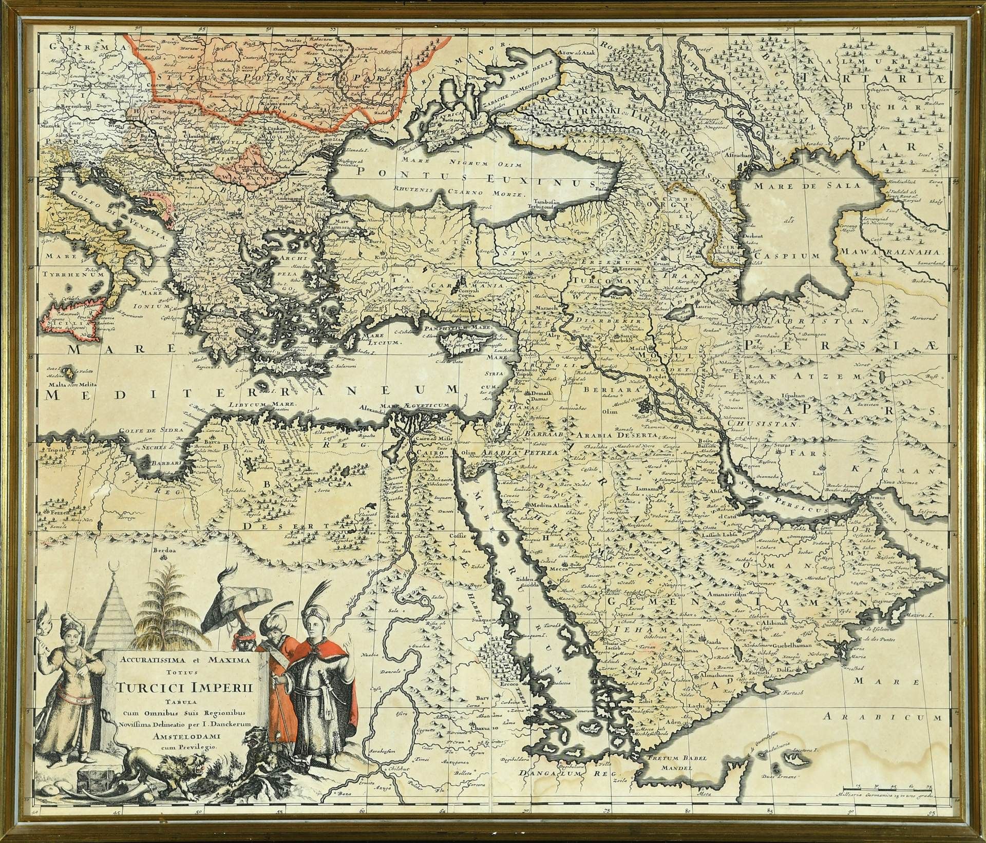 Landkarte "Turcici Imperii"