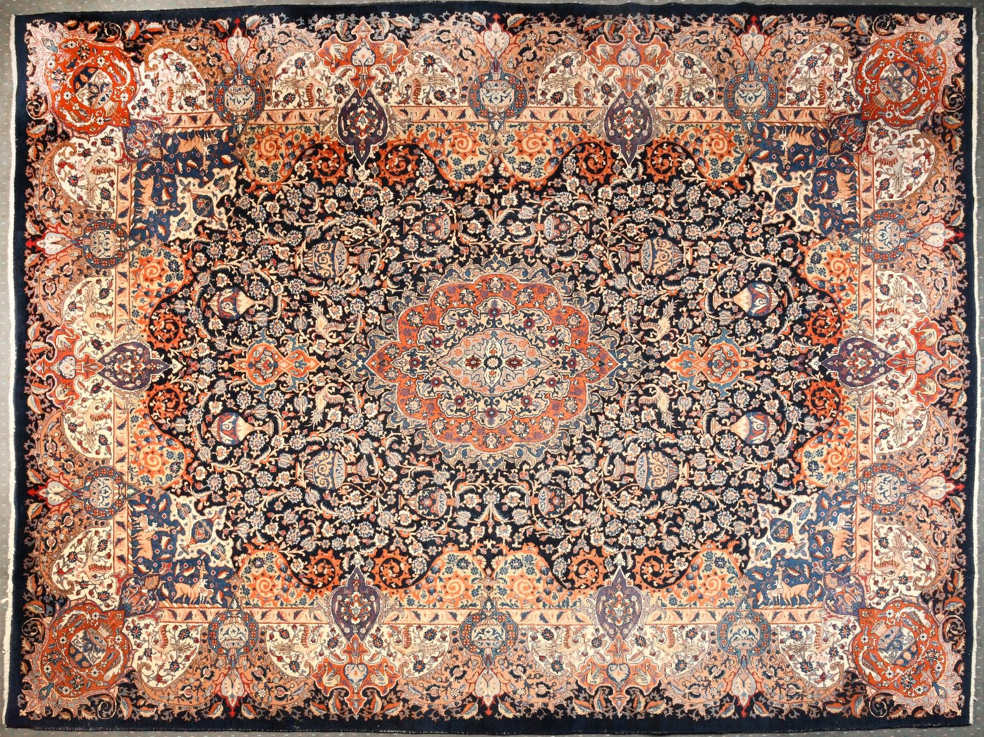 Kirman-Lawer, Persien, 303 x 390 cm