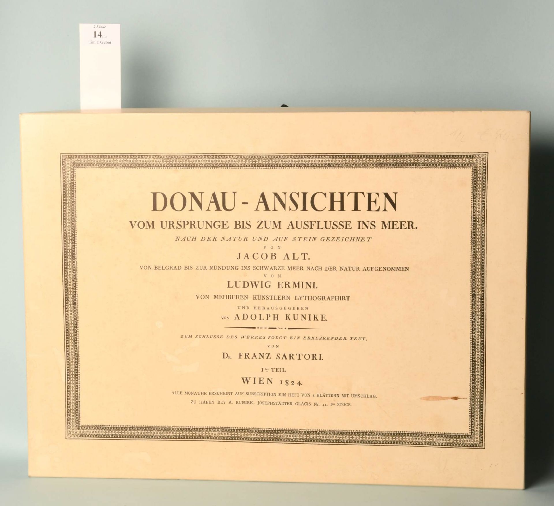 Kunike, Adolph "Donau-Ansichten vom Ursprunge bis..."