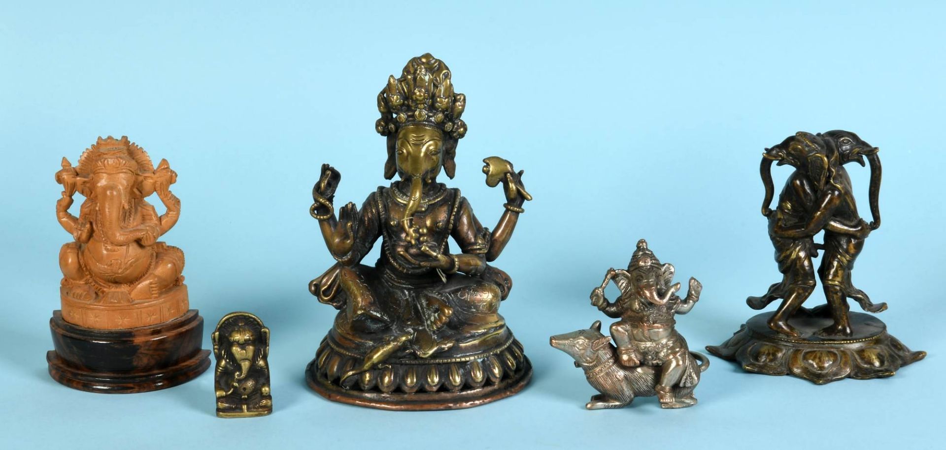 Ganesha-Figuren, 5 Stück
