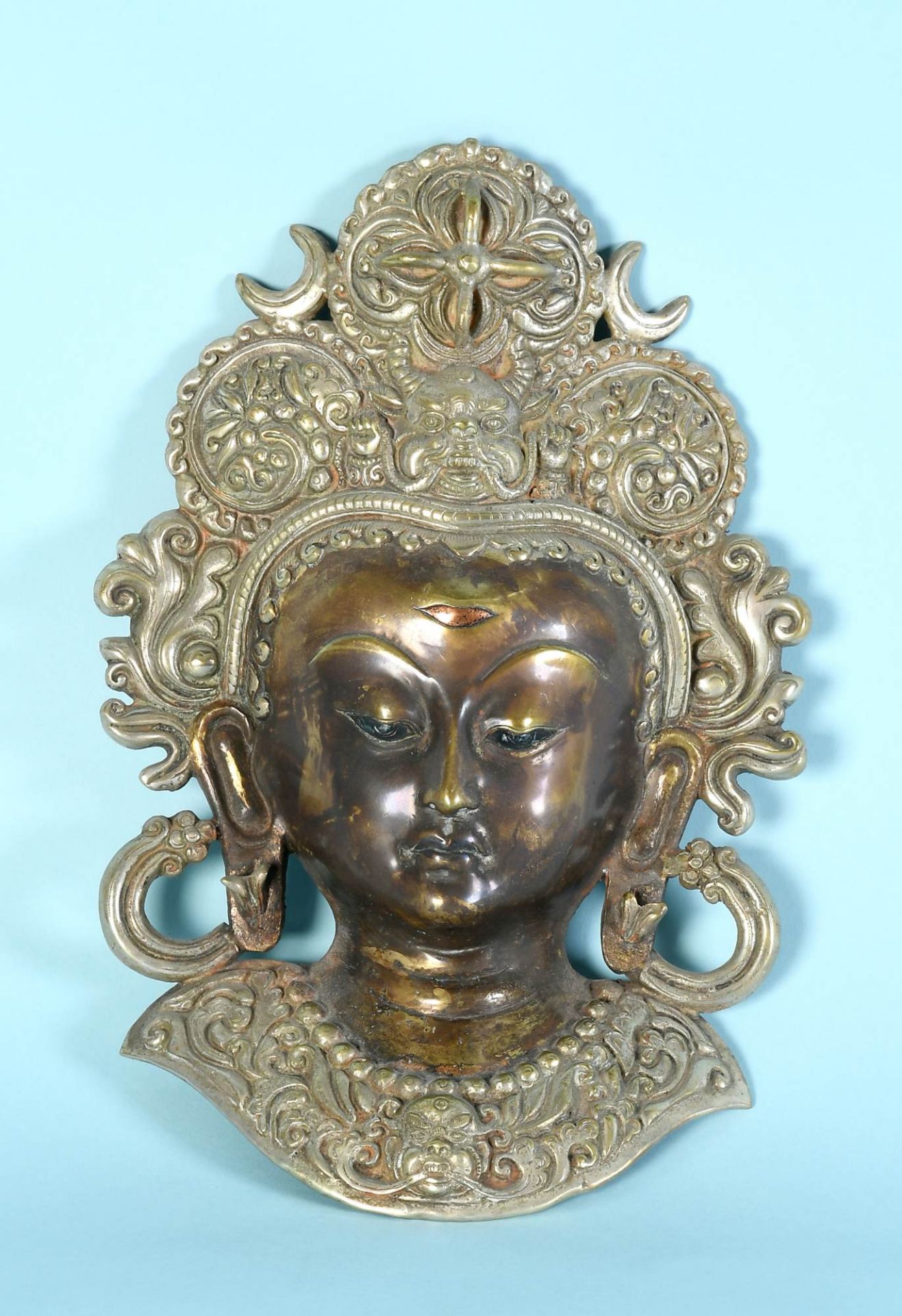 Wandmaske - Buddhakopf