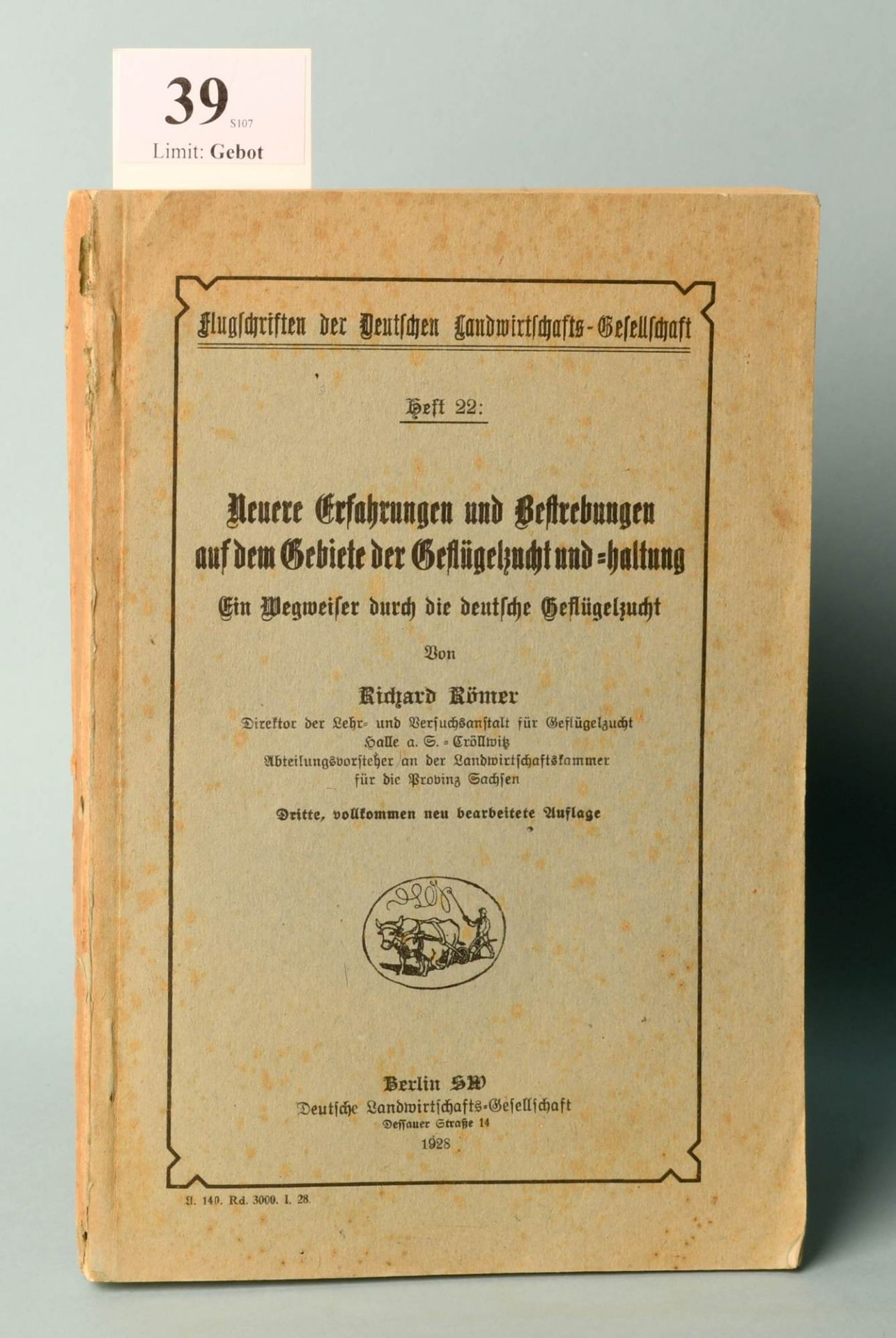 Römer, Richard "Neuere Erfahrungen und Bestrebungen auf dem..."