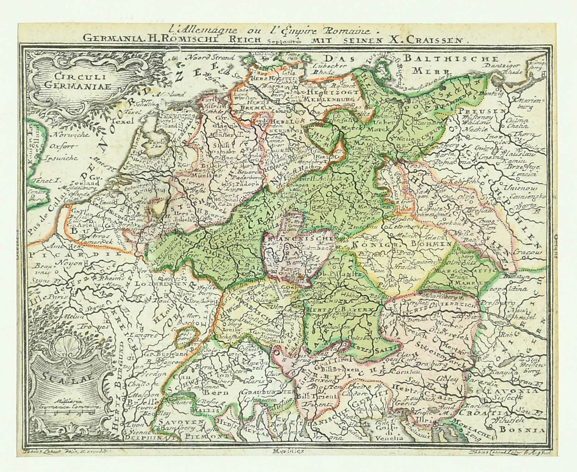 Landkarte "Germania. H. Römische Reich" - Bild 2 aus 2