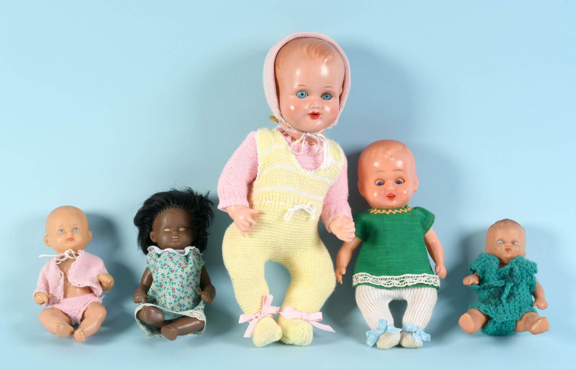 Puppen, 5 Stück - Babies