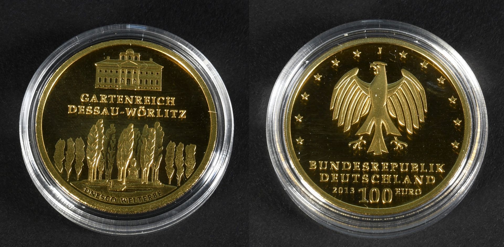 Münze - 100 Euro "Gartenreich Dessau-Wörlitz"