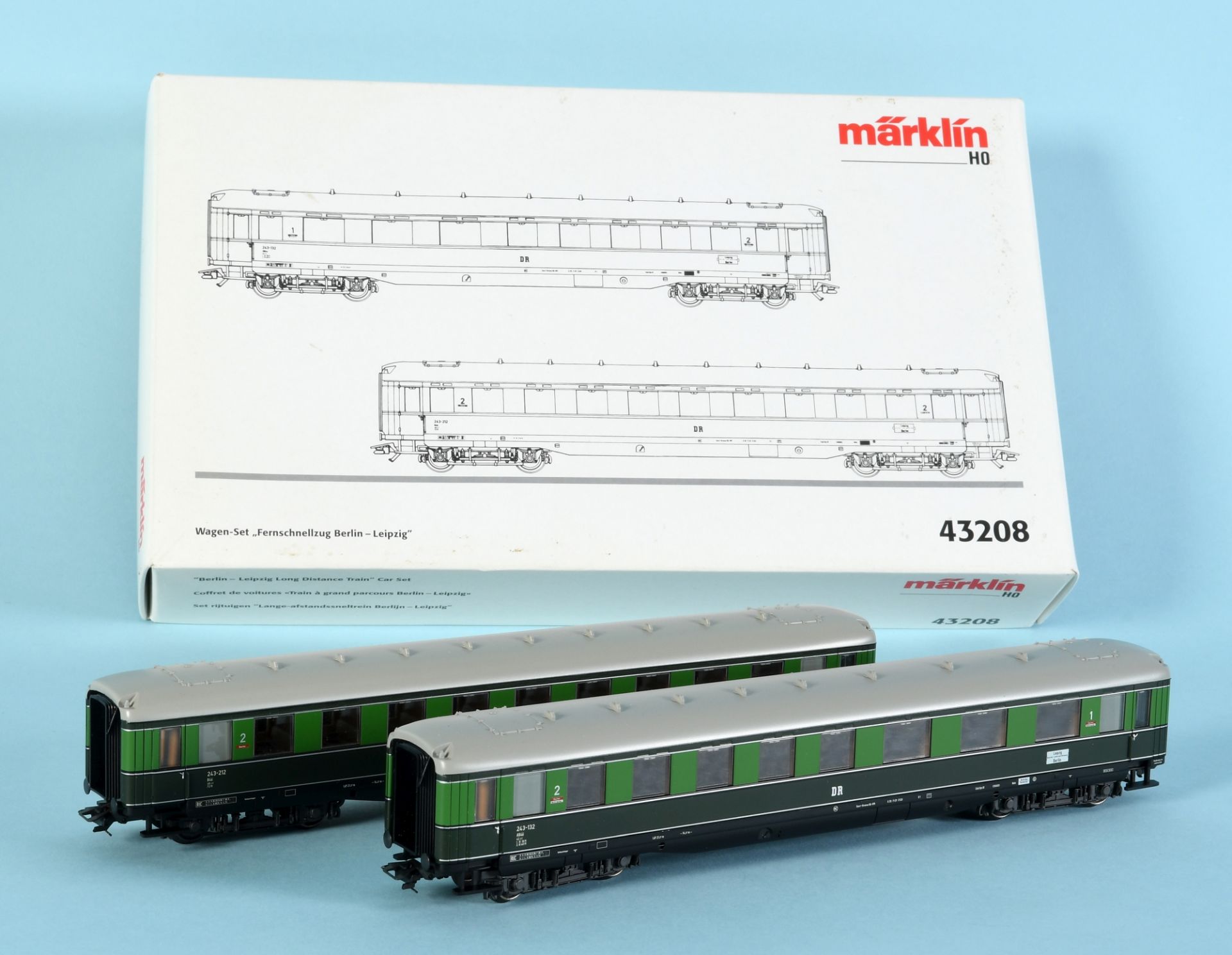 Märklin - Wagen-Set "Fernschnellzug Berlin - Leipzig", Nr. 43208