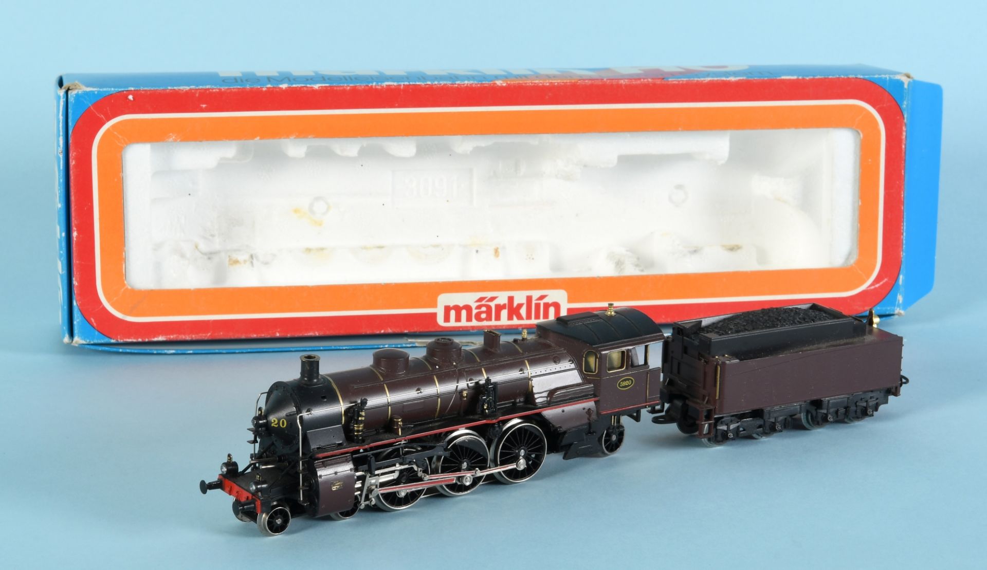 Märklin - Dampflok mit Tender, Nr. 3111