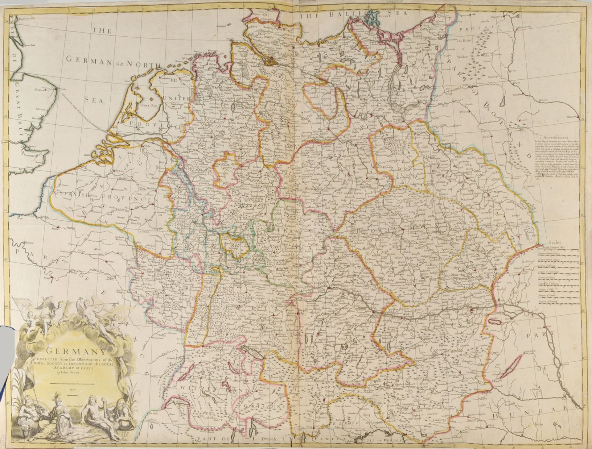 Landkarte "Deutschland"