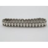 8" silver Rolex style bracelet 30g