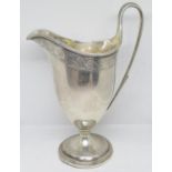 HM silver cream jug 6" high 225g