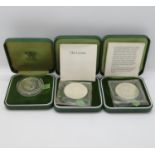 3x boxed Elizabeth and Philip coins