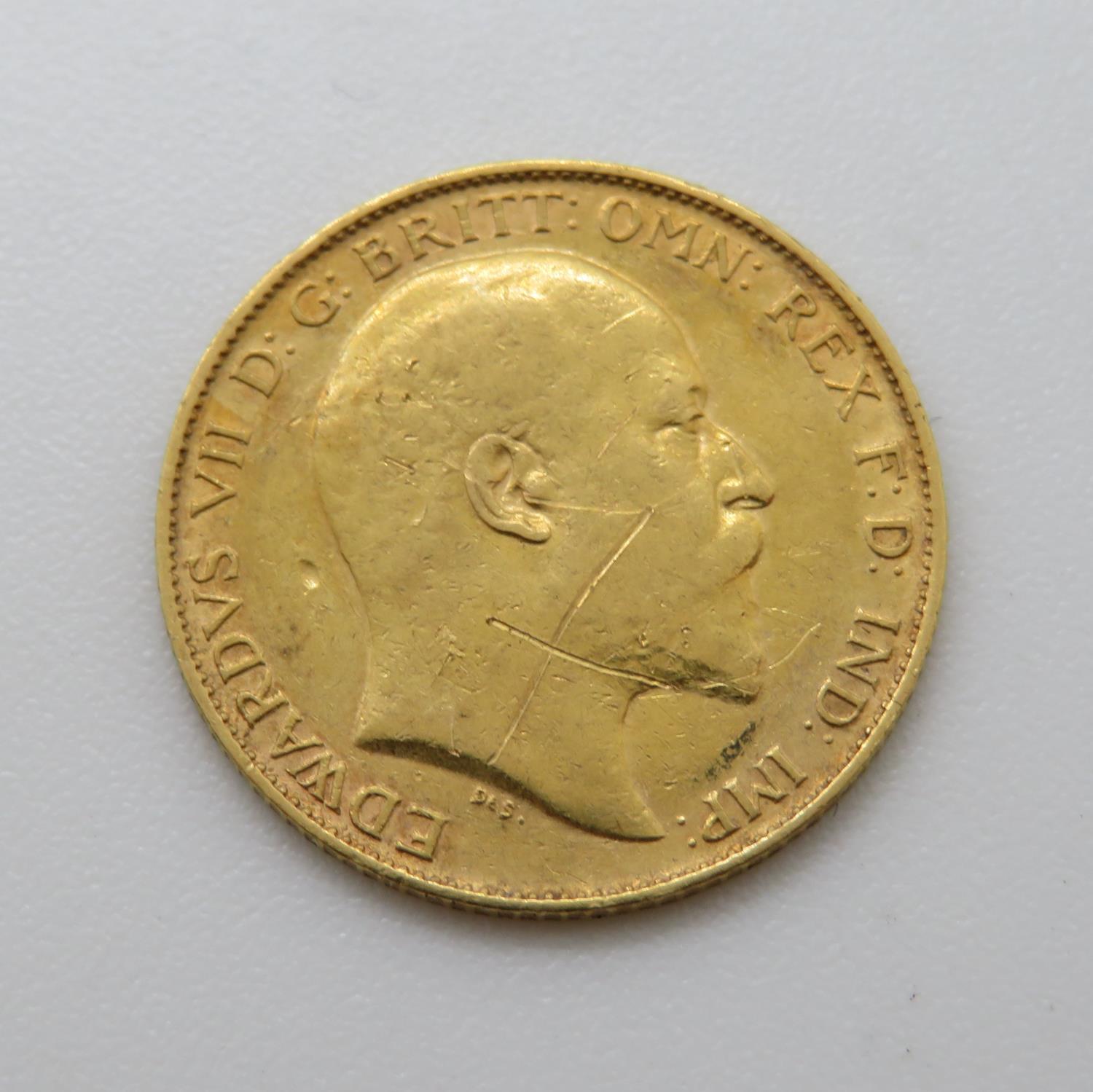 1902 half sovereign - Image 2 of 2