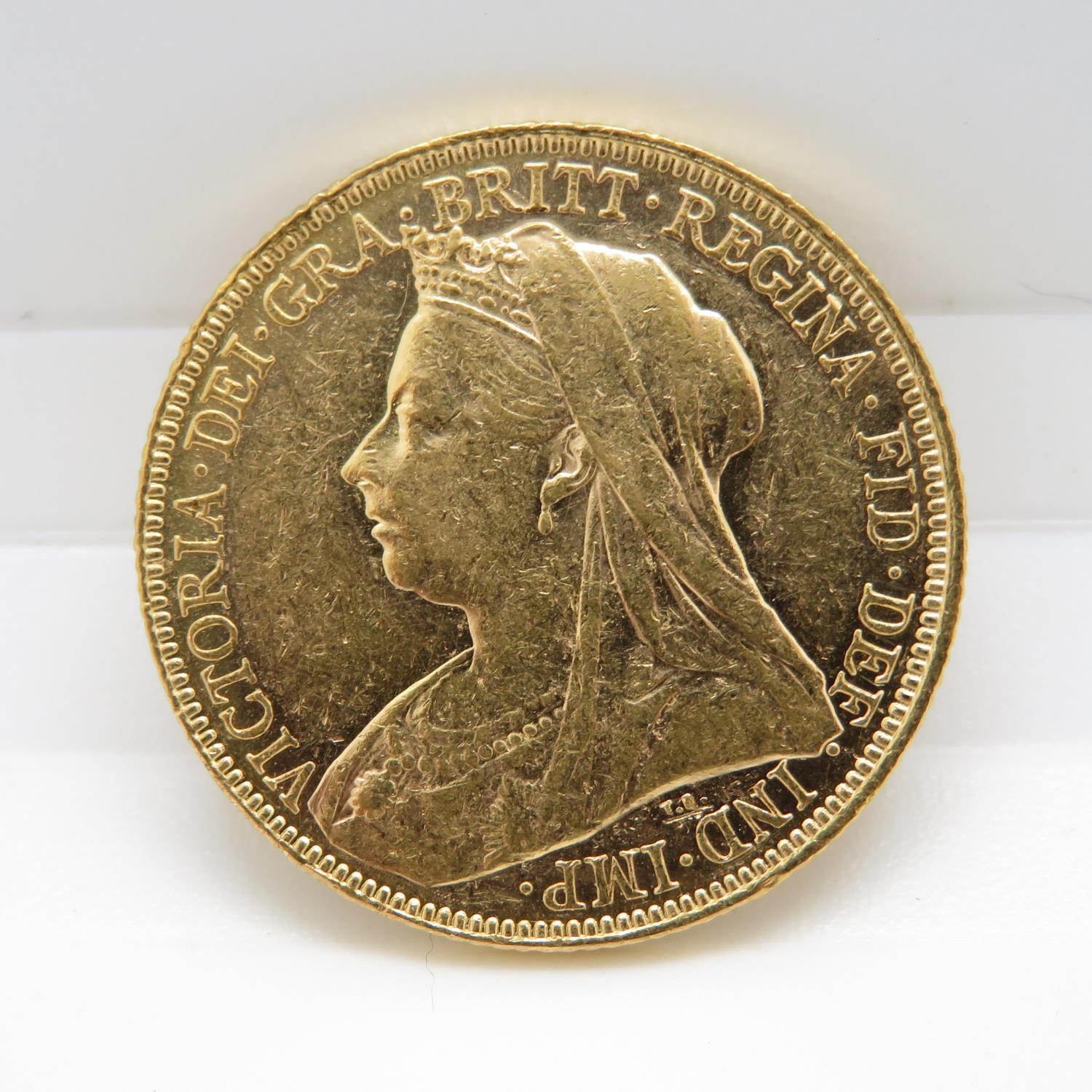 1900 full sovereign excellent condition - Image 2 of 2