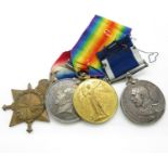 Set of 4x medals 341664 W Jenkin CH. ARMR. RN