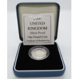 2000 UK silver proof coin