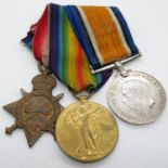 Trio of medals to 1259 Private A Minto Northumberland Yeoman