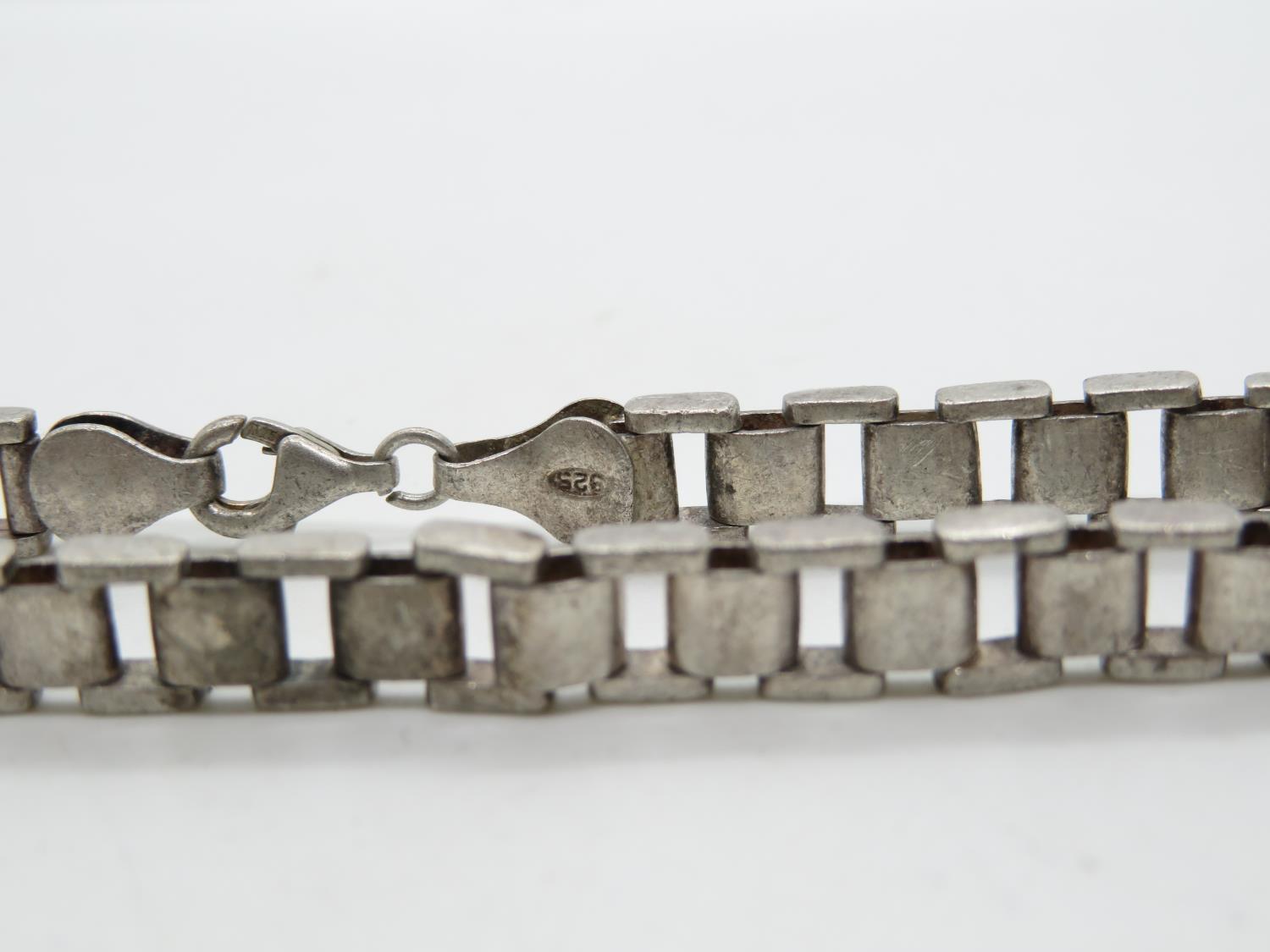Rolex style silver bracelet 14g - Image 2 of 2