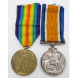 Pair of medals to Captain JA Nicholson Durham Light Infantry