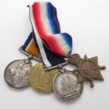 Collection of 4x medals to 294180 J Vanstone CH.STO.RN