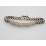 Silver ID bracelet 22g