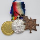 Trio of medals DM2-117956 Private W Godfrey ASC