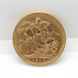 VF condition 1892 full sovereign