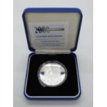 2000 Millennium UK silver £5.00 coin boxed