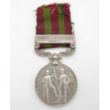 India Medal 1895 with Punjab Frontier 1897 - 1898 2724 Private J Parr 1st Battalion Royal Kent