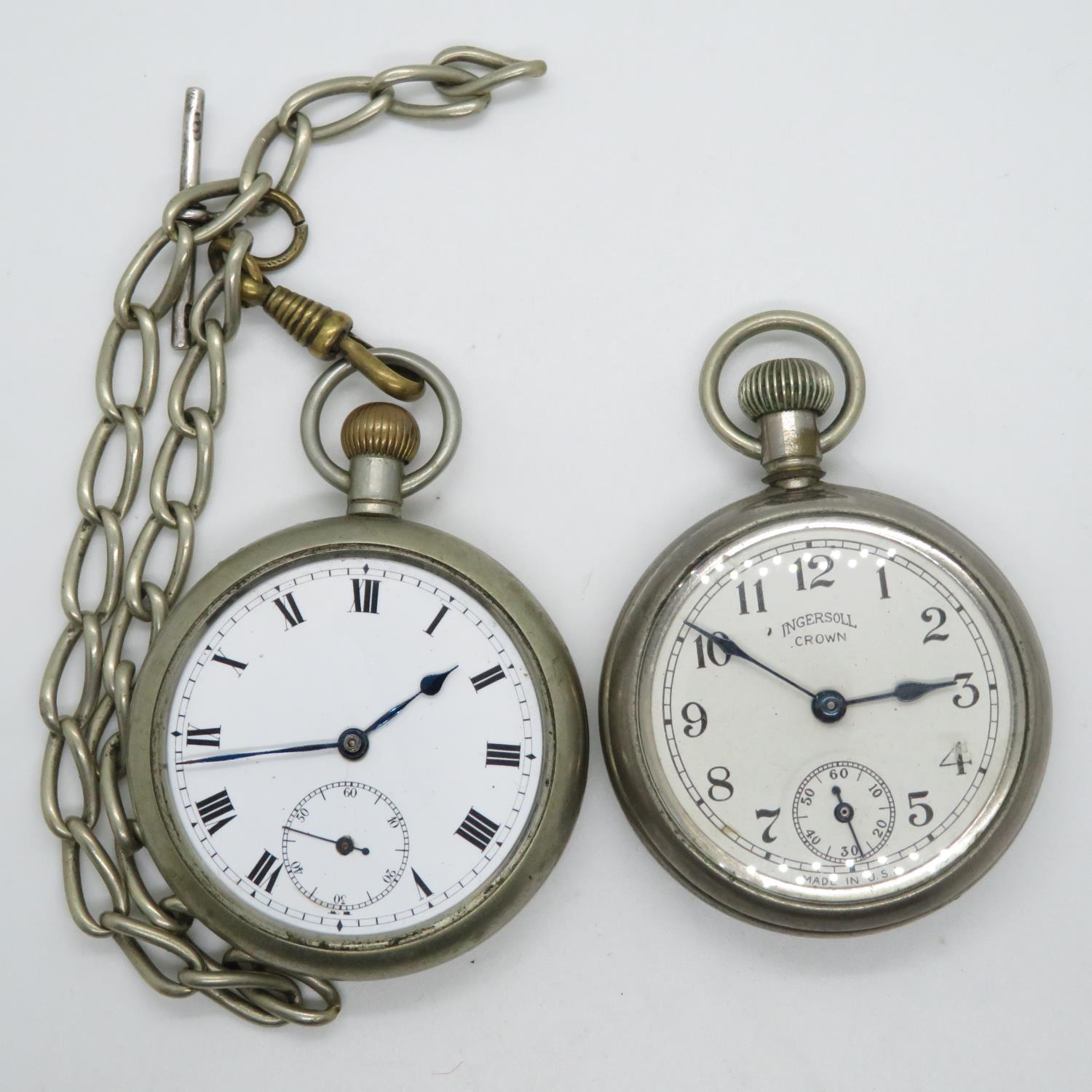 Pair of pocket watches - need attention