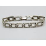 Silver bracelet 7" 22g