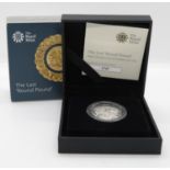 Boxed The Last Round Pound 2016 silver proof boxed