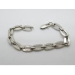 7" silver bracelet 18g