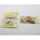 3x Hardy vintage lures in original pack