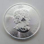 Canada 1oz fine silver $5 2017