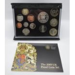 Very rare 2009 Kew Gardens 50p Executive coin set with leather pouch and paperwork