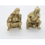 Original ivory 2" erotic Netsuke