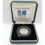 2000 Public Libraries silver 50p piece proof set in box