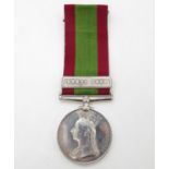 Victoria medal Afghanistan 1878-1879 AHMED KHEL BAR 1393 Private J Kimber 59th Foot