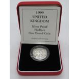 1999 UK Piedfort £1.00 coin