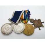 Set of 4x medals M5881 AV Blane E.R.A.1 HMS Assistance