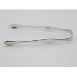 Georgian silver sugar tongs Peter Anne and William Bateman London 1803