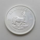 Krugerrand 2020 fine silver 1oz coin