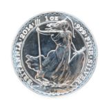 Britannia 2014 10z 999 fine silver coin