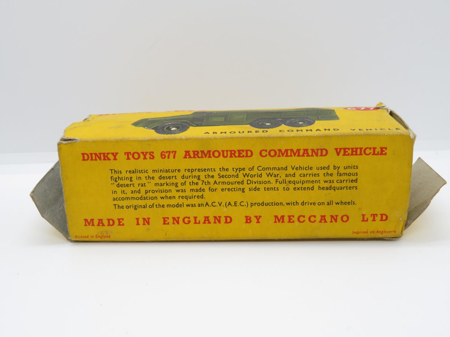 Boxed Dinky 677 Armoured Command vehicle - Bild 5 aus 5