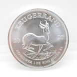 Krugerrand 2020 fine silver 10z coin