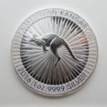 Australian kangaroo 2016 1oz 999 silver proof coin